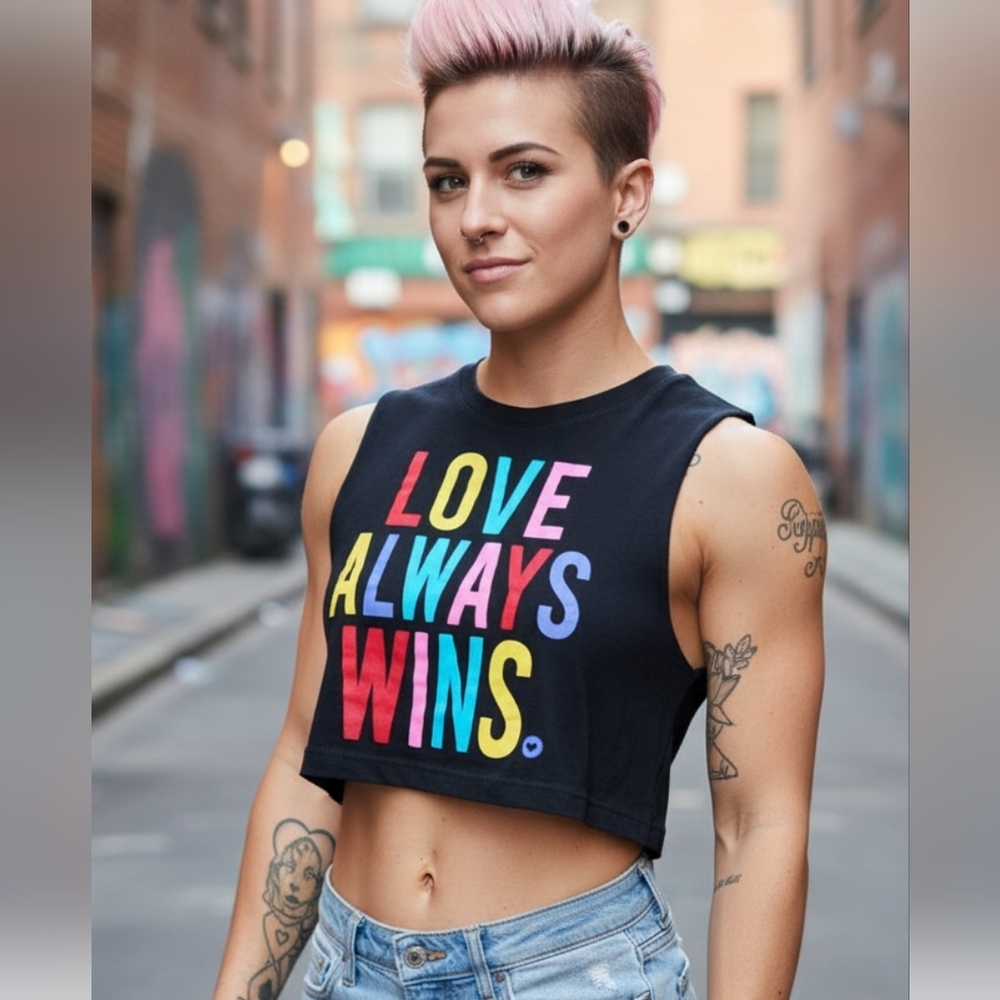 Love Always Wins Crop Top